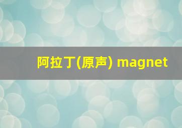 阿拉丁(原声) magnet